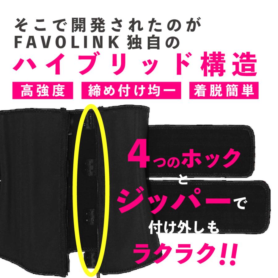 安井友梨監修 ダブルベルト（ブラック）ウエストシェイパー くびれ コルセット 矯正 ダイエット トレーニング 腹筋  下腹 肋骨 ウエスト 補整  腰 |  | 05