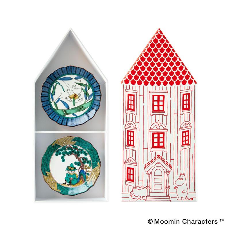 九谷焼 皿 アマブロ ムーミン MOOMIN×amabro JAPAN KUTANI GOSAI BOX