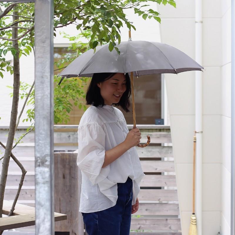 最新の激安 CINQ サンク 晴雨兼用 折りたたみ傘 グレー