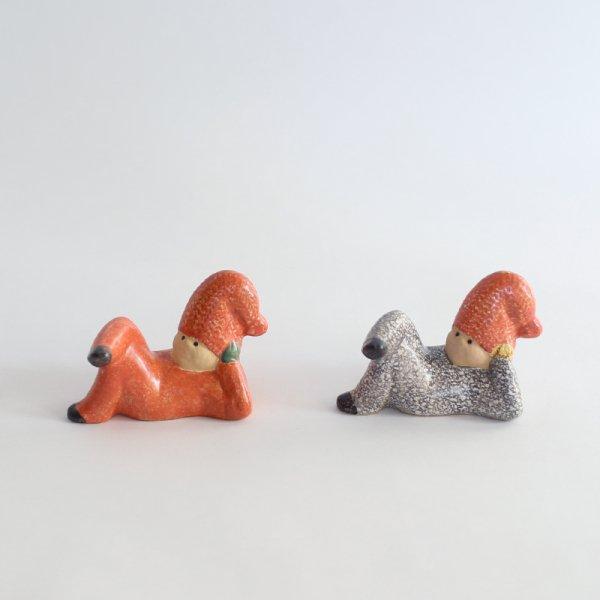 Lisa Larson リサラーソン オブジェ LAZY TOMTE レイジートムテ 陶器