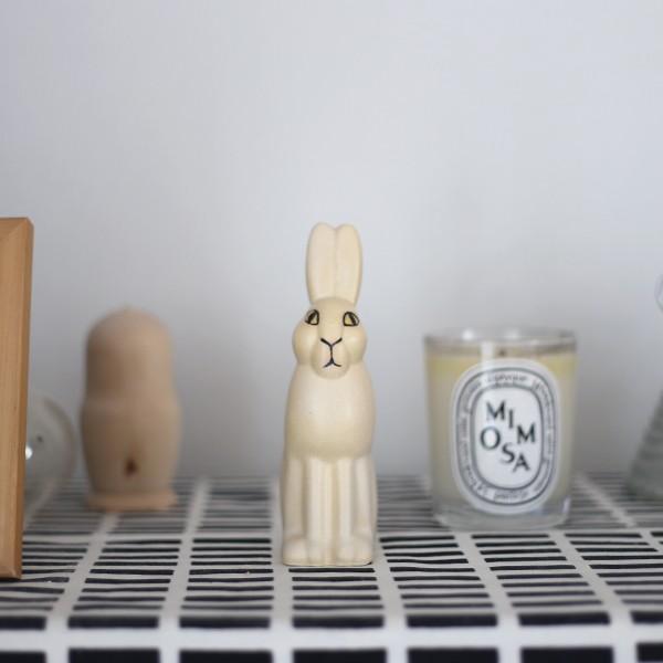 Lisa Larson（リサラーソン） オブジェ RABBIT うさぎの置物 ラビット