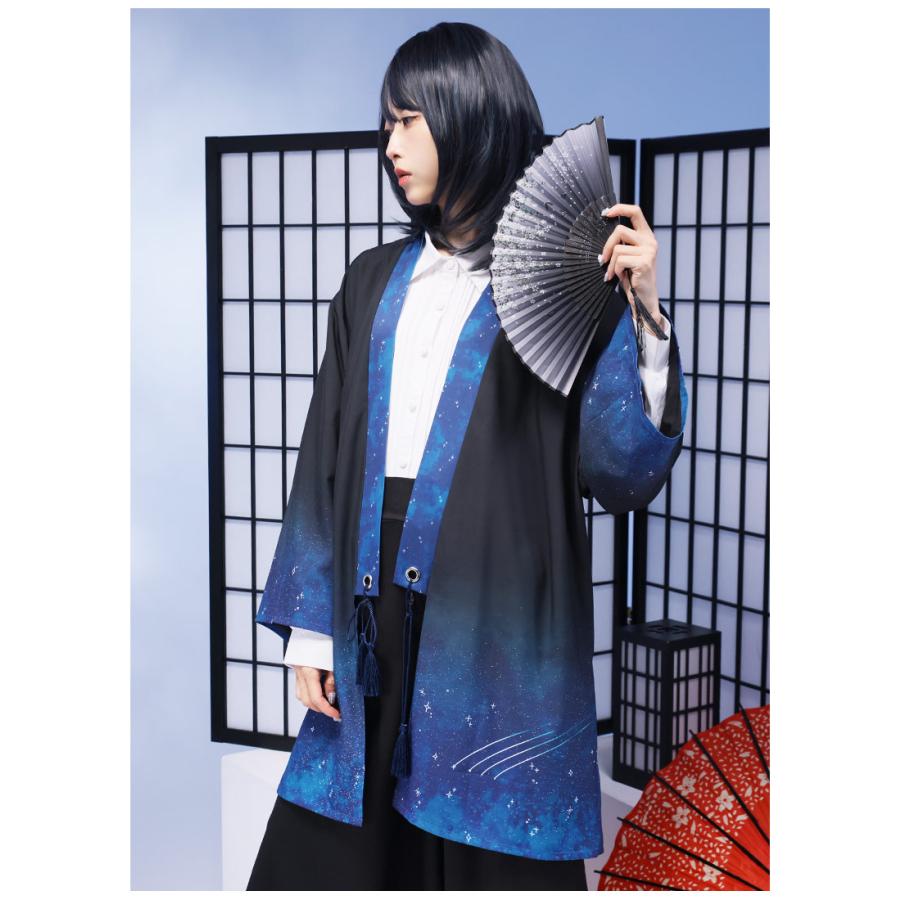 最短即日出荷]ジャケット 羽織 ユニセックス 星空 和風 天体 Favorite