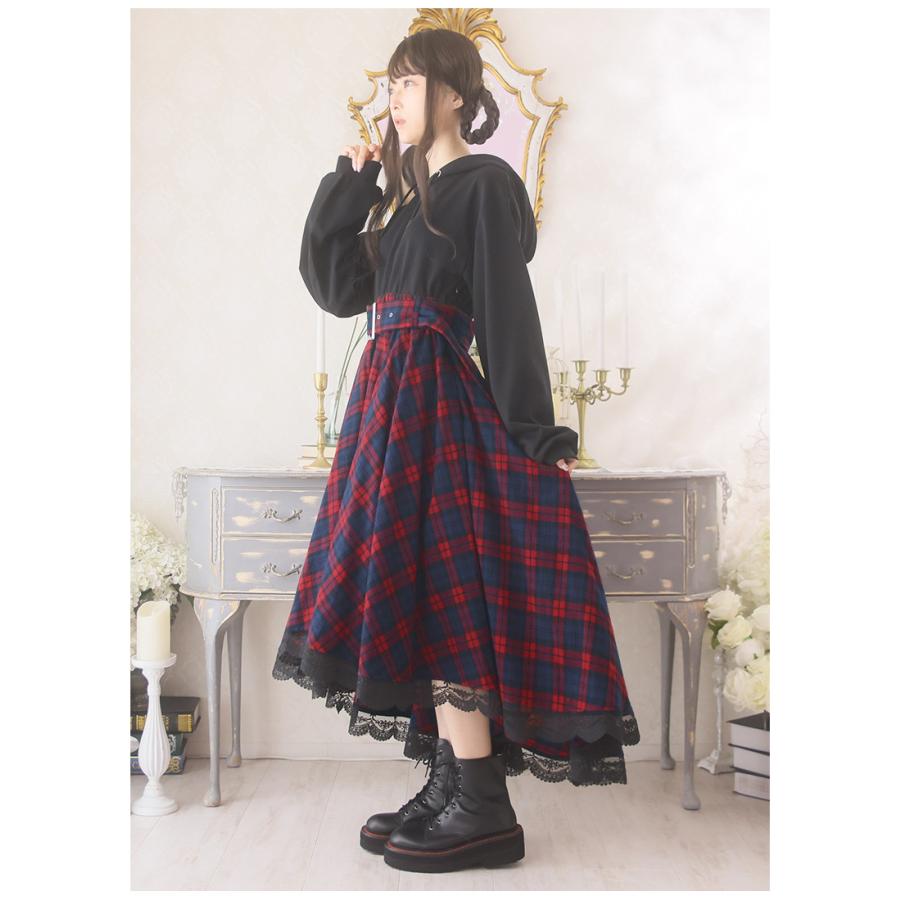 最短即日出荷] Favorite フェイバリット 全円チェックスカートの