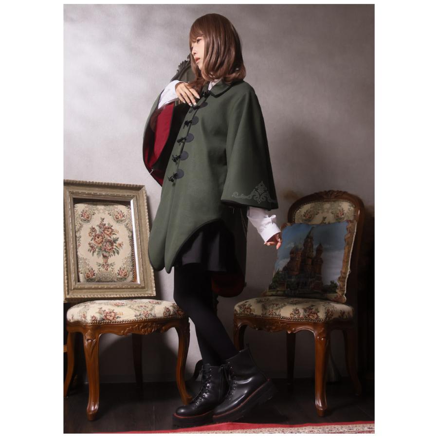 FAVORITE　軍服風ポンチョコート 最短即日出荷]ポンチョ ミリタリー Favorite フェイバリット