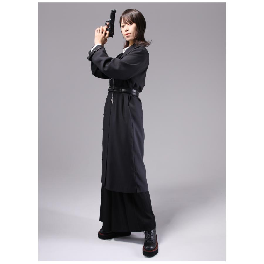 最短即日出荷][クーポン使用不可]3点セット ワイドパンツ ベルト