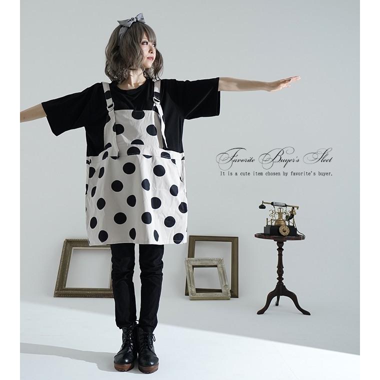 ワンピース シャツ ドット サロペット 重ね着風 ドットサロペット重ね着風ワンピース19年8月新作上旬 126xhk ワンピース専門店 Favorite 通販 Yahoo ショッピング