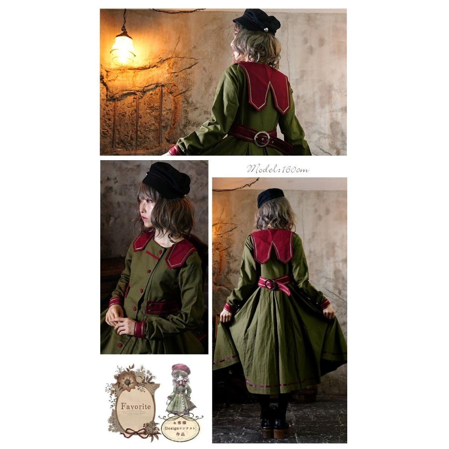 全部選べる福袋特設会場 ワンピース 長袖 軍服風 アンティーク Designコンテストfavoriteオリジナル襟は取り外し可能 戦場の乙女アーミー風シャツワンピース Ff1365nagasode ワンピース専門店 Favorite 通販 Yahoo ショッピング