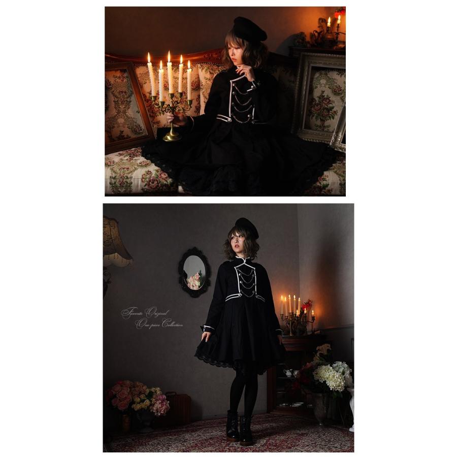 ワンピース ミリタリー 軍服 ミディアム 長袖favoriteオリジナル漆黒纏うナポレオンボタンのミリタリープリーツワンピース 長袖ver 年1月新作下旬 Ff1387nagasode ワンピース専門店 Favorite 通販 Yahoo ショッピング