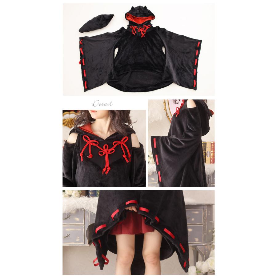 パーカー ユニセックス 狼 和洋折衷 Favorite オリジナル 和袖毛布