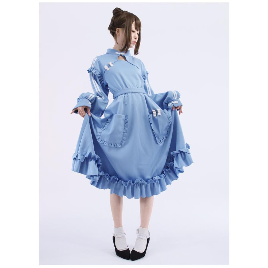 ほんのりメイドのチャイナジャージワンピース|Favorite フェイバリット