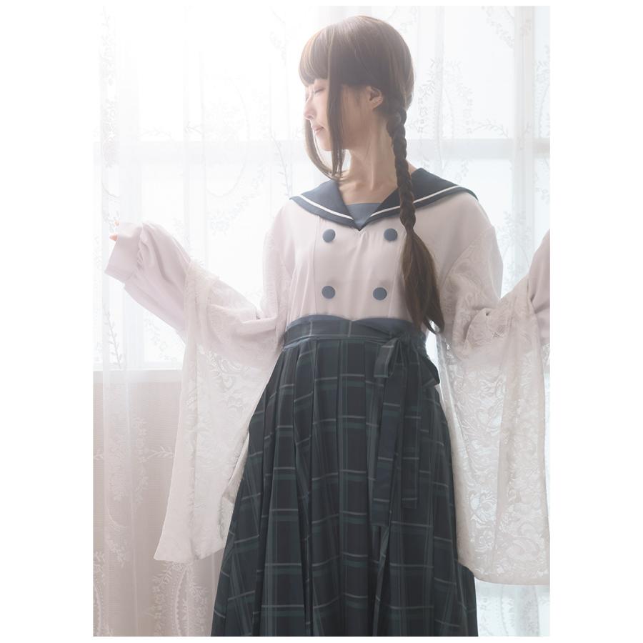 セーラー風和袖ワンピース|Favoriteオリジナル 和袖 和洋折衷 袴 セーラー風和袖ワンピース|Favoriteオリジナル 和袖 和洋折衷 袴