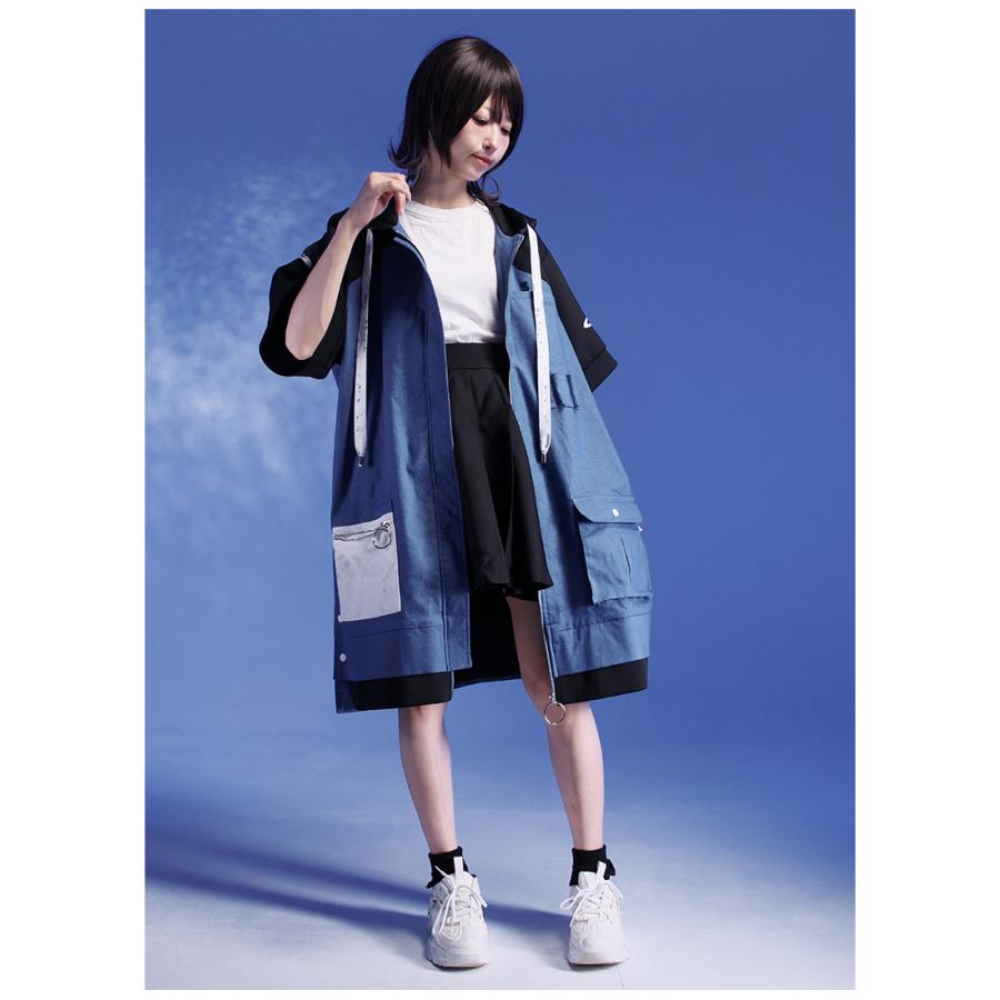 推し活スペースデニムパーカーワンピース|Favorite フェイバリット