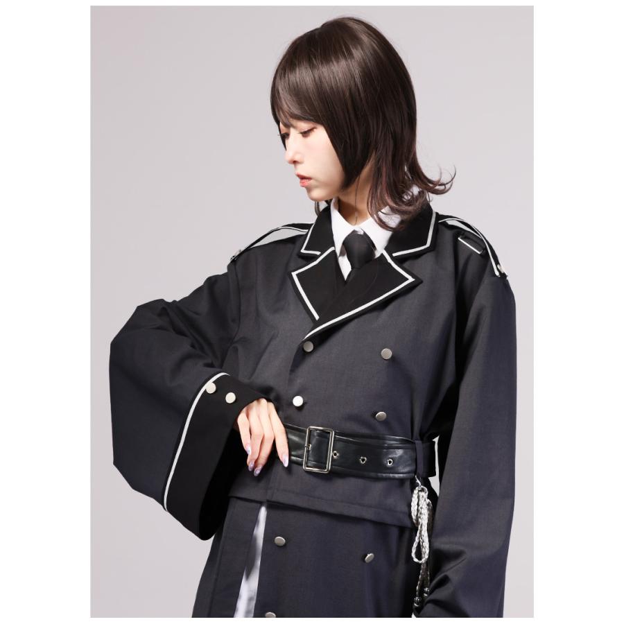 最短即日出荷]軍服コート風2Wayワンピース Favorite フェイバリット[24