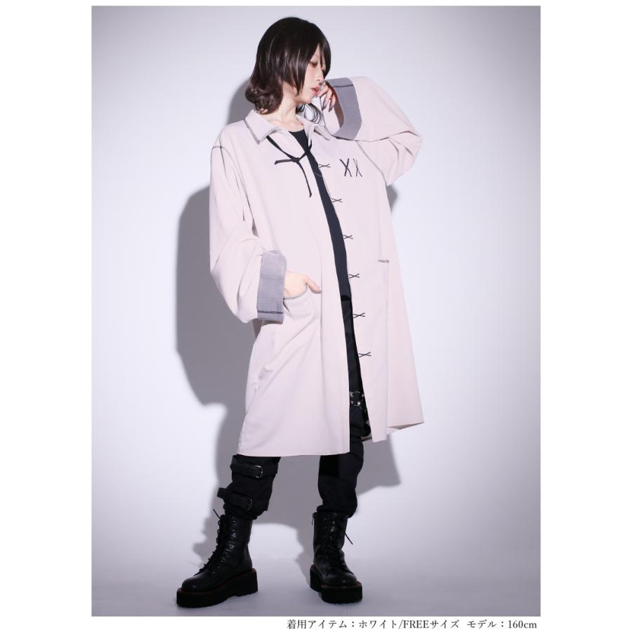 闇医者白衣風シャツワンピース|Favoriteオリジナル ユニセックス 病み