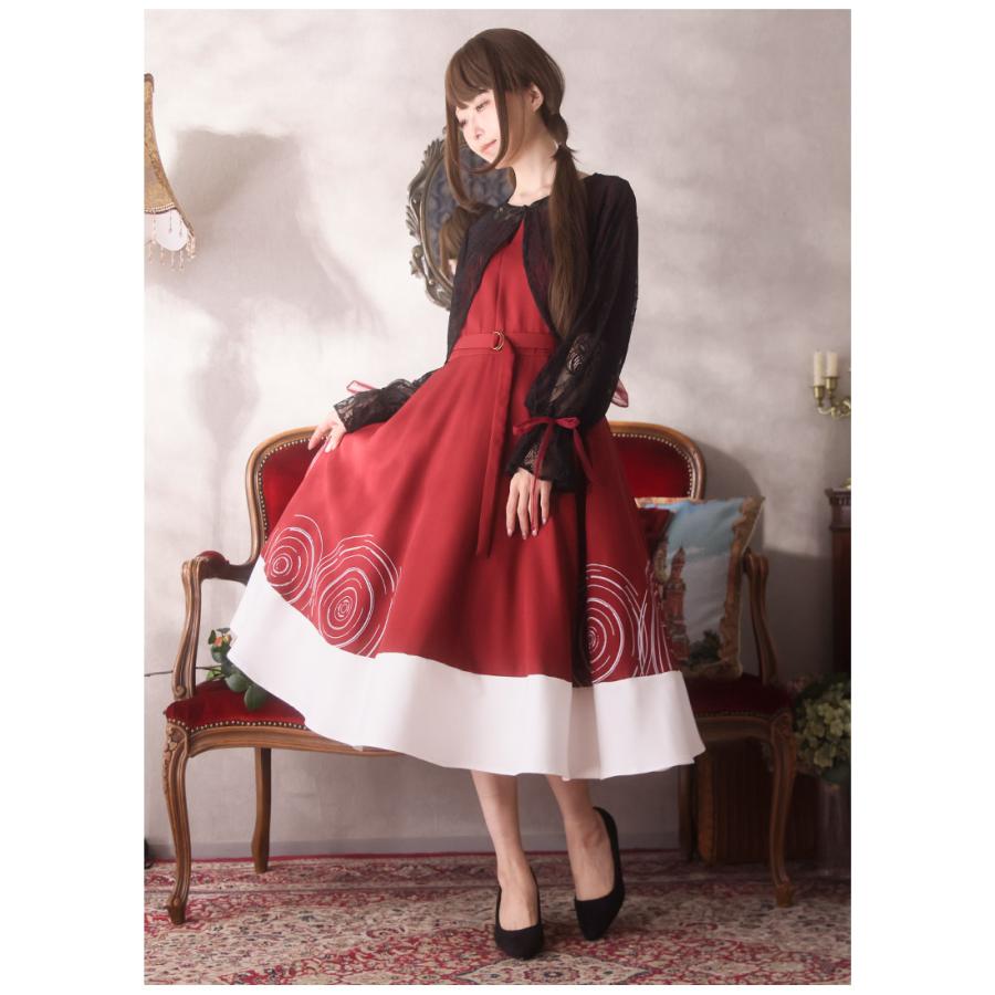 favorite フェイバリット　重ねゴシックレースのクラシックマント　青 重ねゴシックレースのクラシックマント ｜ Favorite