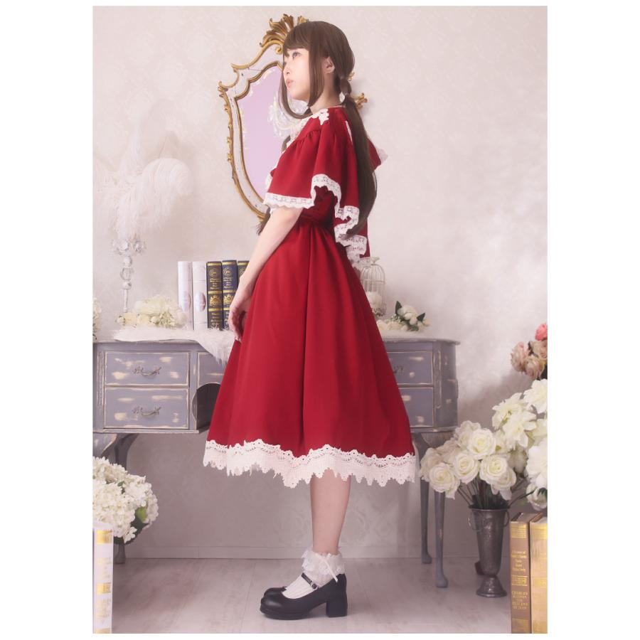 ❤️25秋新作 新品♡ SelfPortrait 赤レースワンピース♡　F74 SELF PORTRAIT - ❇️Selfportrait正規25新作セルフポートレート