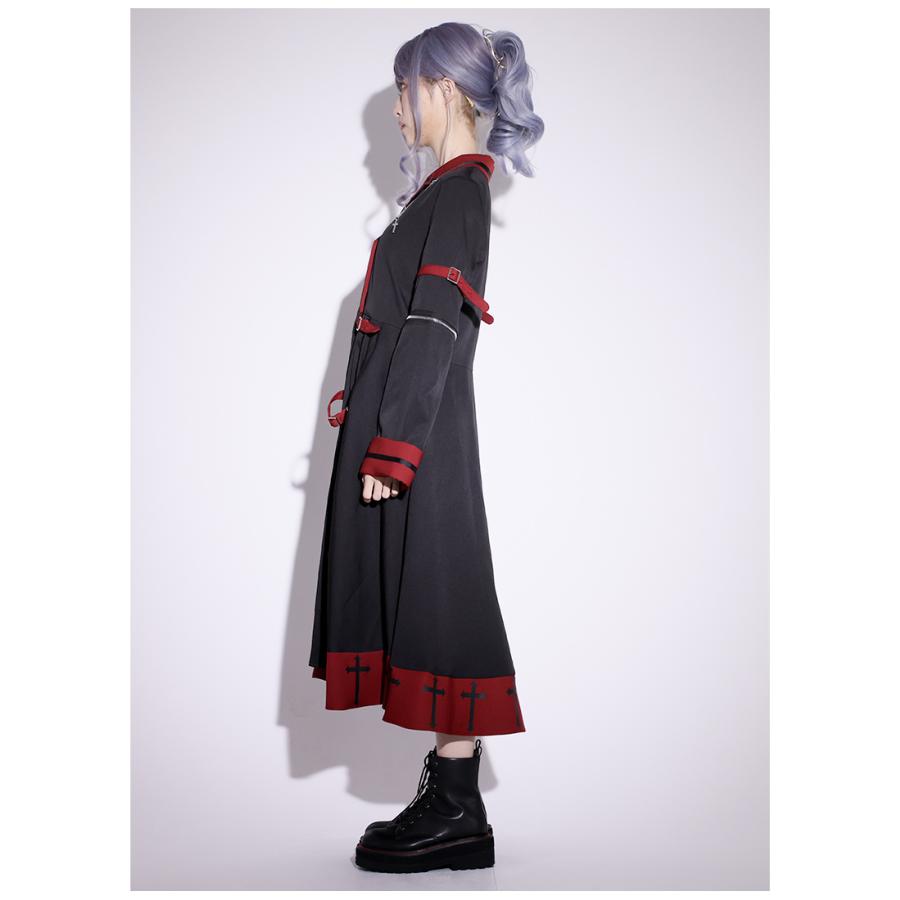 favorite 軍服 ワンピース&ペチコート 軍服コート風2Wayワンピース ｜ Favorite