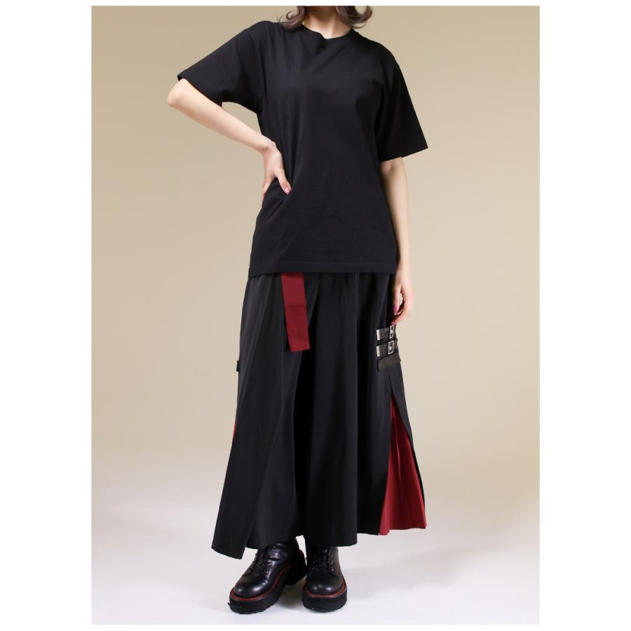 予約商品:深蘇芳のみ]ユニセックス袴風ワイドパンツ|Favorite [24年12