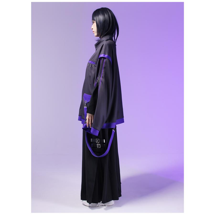 最短即日出荷]和袖&洋袖2Way＊袖ジップサイバー風ジャケット Favorite