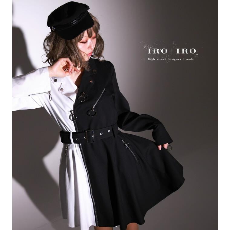 Favoriteオリジナルライダース風デザインのパンクロックワンピース