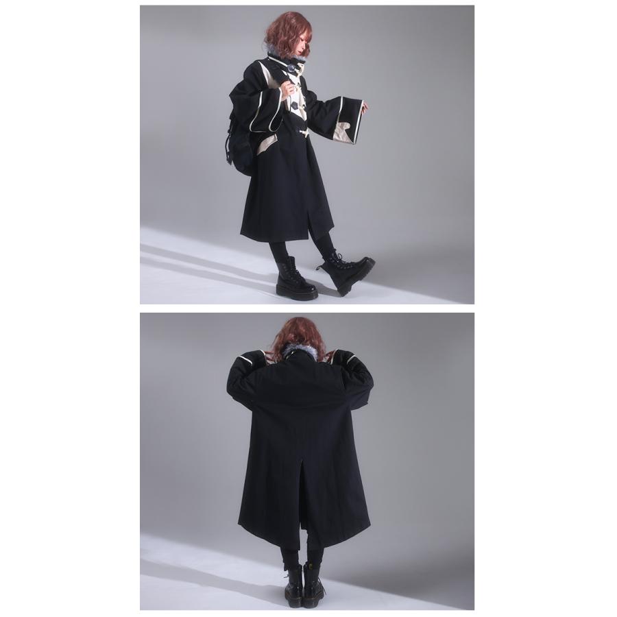 マウンテン コート ユニセックス 燕尾 ロング丈 ボア 立ち襟Favorite