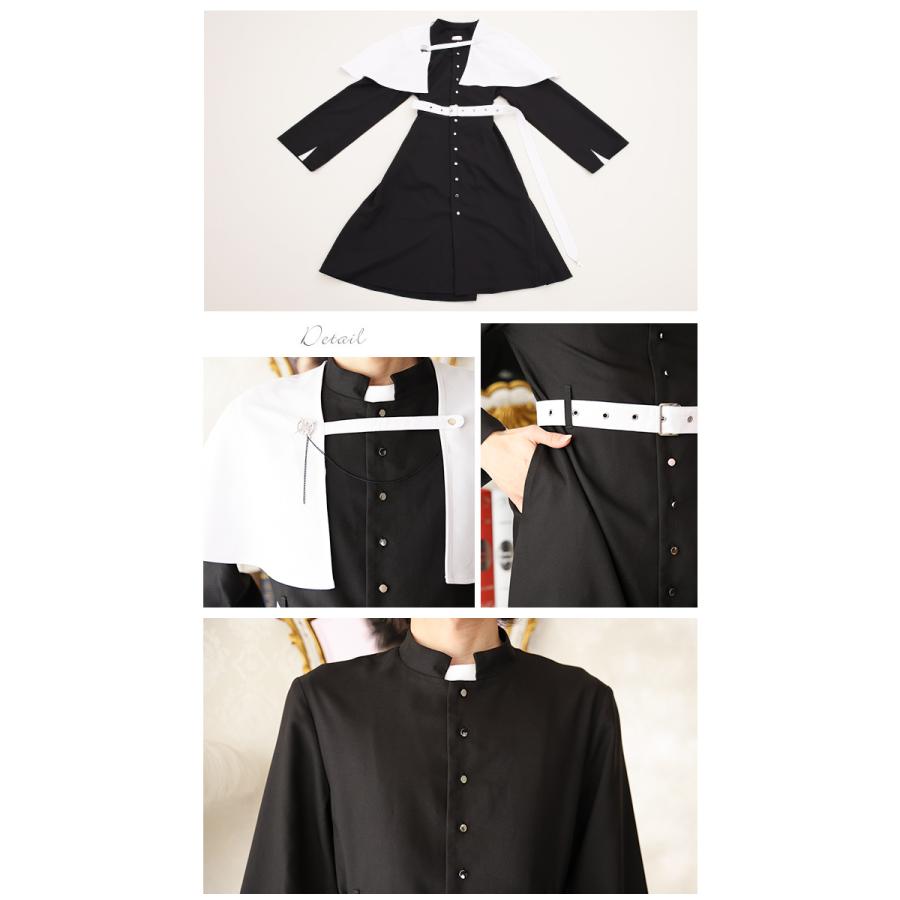 教会 十字架 ロングシャツ Favorite オリジナル ロングカソックシャツ 
