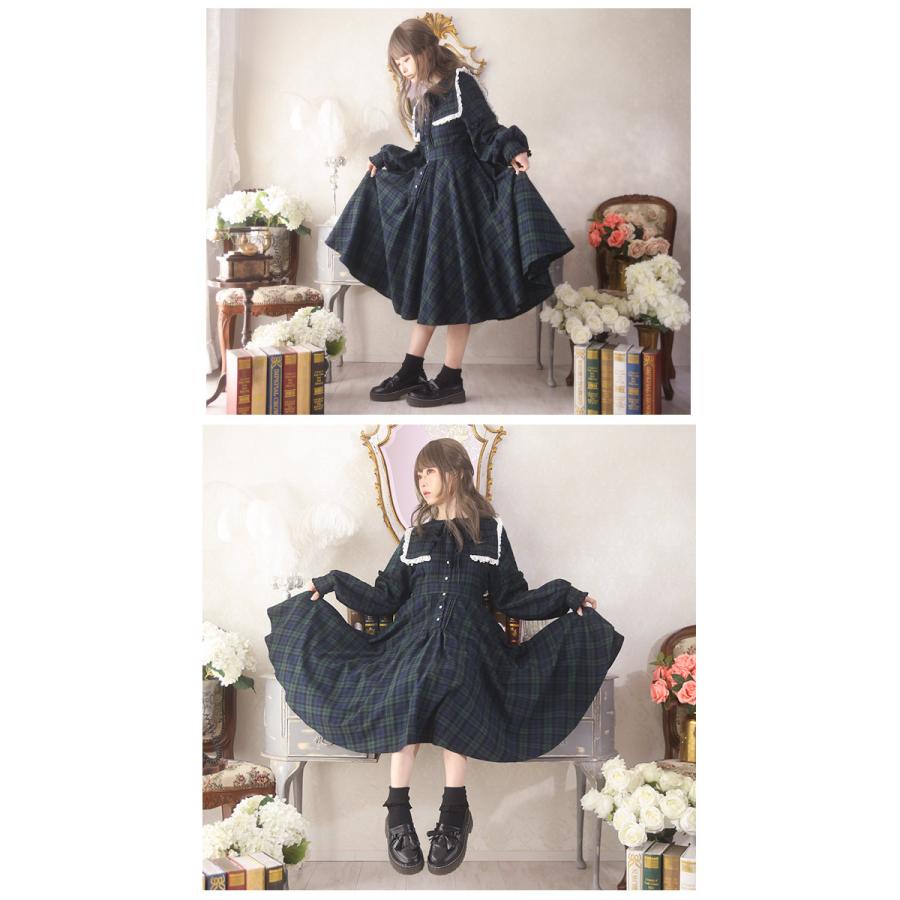 ミモレ丈 英国 全円 お嬢様 Favorite フェイバリット 秋色グリーン