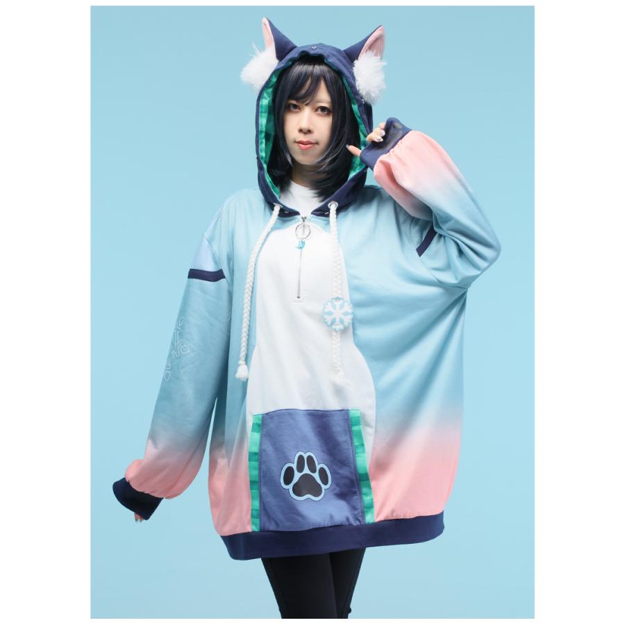 [最短即日出荷] Favorite  FLUFFY LANDさんコラボ　Caesarモチーフ＊ケモけもふっとパーカー[2025年3月下旬予約開始] |  | 12