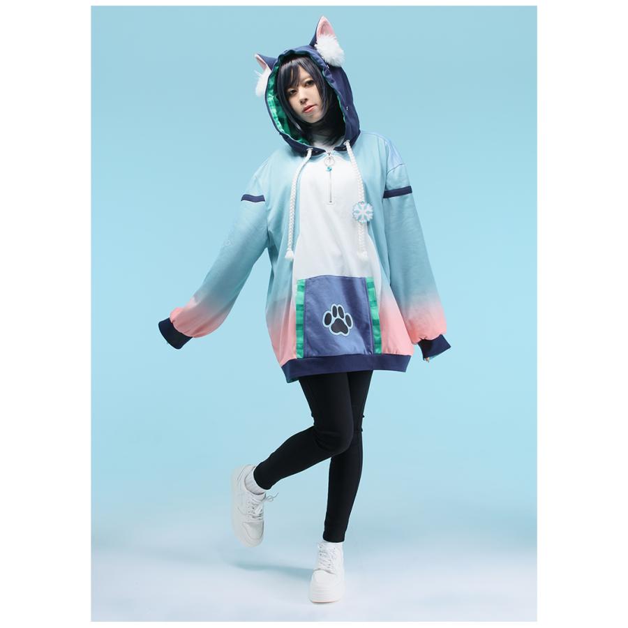 [最短即日出荷] Favorite  FLUFFY LANDさんコラボ　Caesarモチーフ＊ケモけもふっとパーカー[2025年3月下旬予約開始] |  | 13