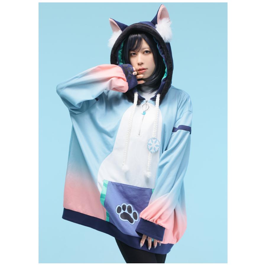 [最短即日出荷] Favorite  FLUFFY LANDさんコラボ　Caesarモチーフ＊ケモけもふっとパーカー[2025年3月下旬予約開始] |  | 09