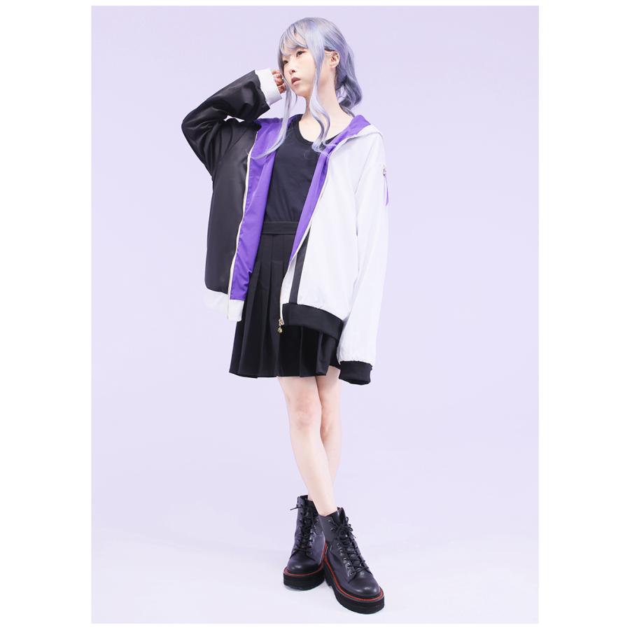 [最短即日出荷]Favorite フェイバリット Devilith Violustreさんコラボ　Devilith個人印象撞色風衣外套[2025年6月上旬予約開始] |  | 10