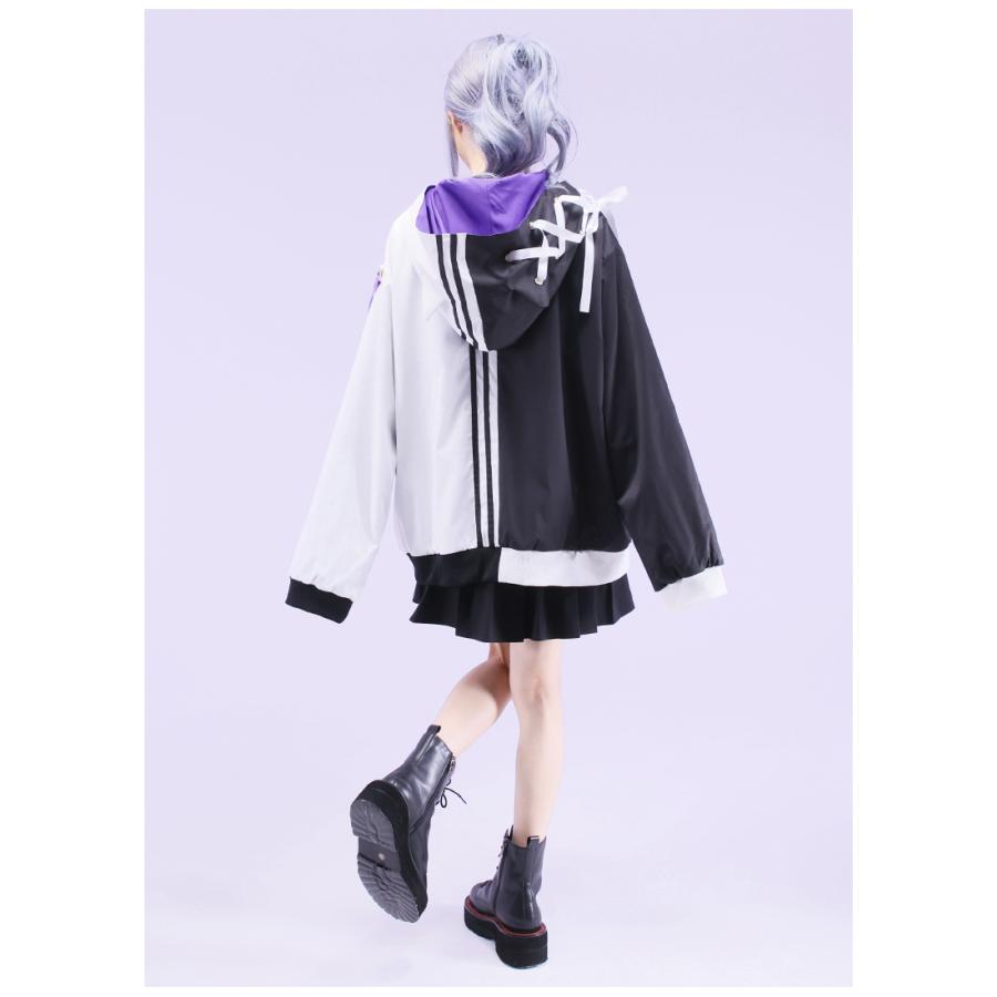 [最短即日出荷]Favorite フェイバリット Devilith Violustreさんコラボ　Devilith個人印象撞色風衣外套[2025年6月上旬予約開始] |  | 06