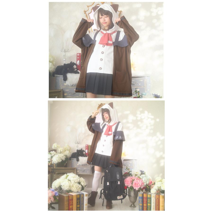 Favoriteオリジナルかくさとうさんデザインコラボ企画　オフショルダー猫さんパーカー2022年7月上旬予約開始 | ブランド登録なし | 03