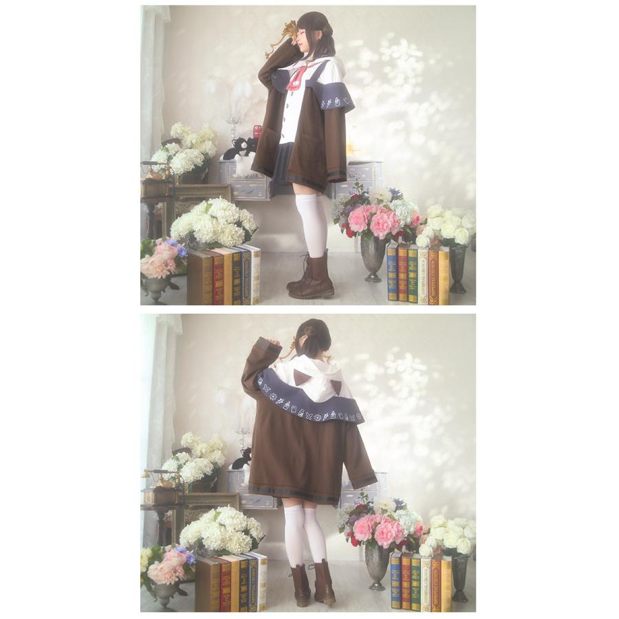 Favoriteオリジナルかくさとうさんデザインコラボ企画　オフショルダー猫さんパーカー2022年7月上旬予約開始 | ブランド登録なし | 05