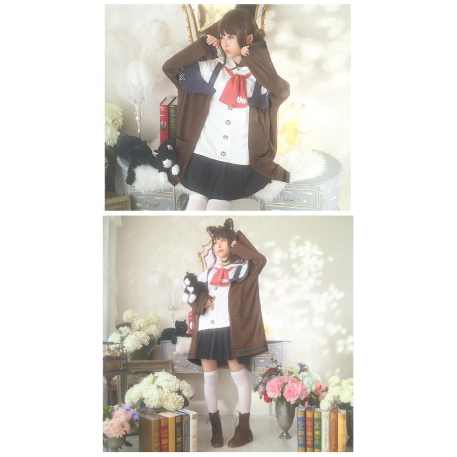 Favoriteオリジナルかくさとうさんデザインコラボ企画　オフショルダー猫さんパーカー2022年7月上旬予約開始 | ブランド登録なし | 06