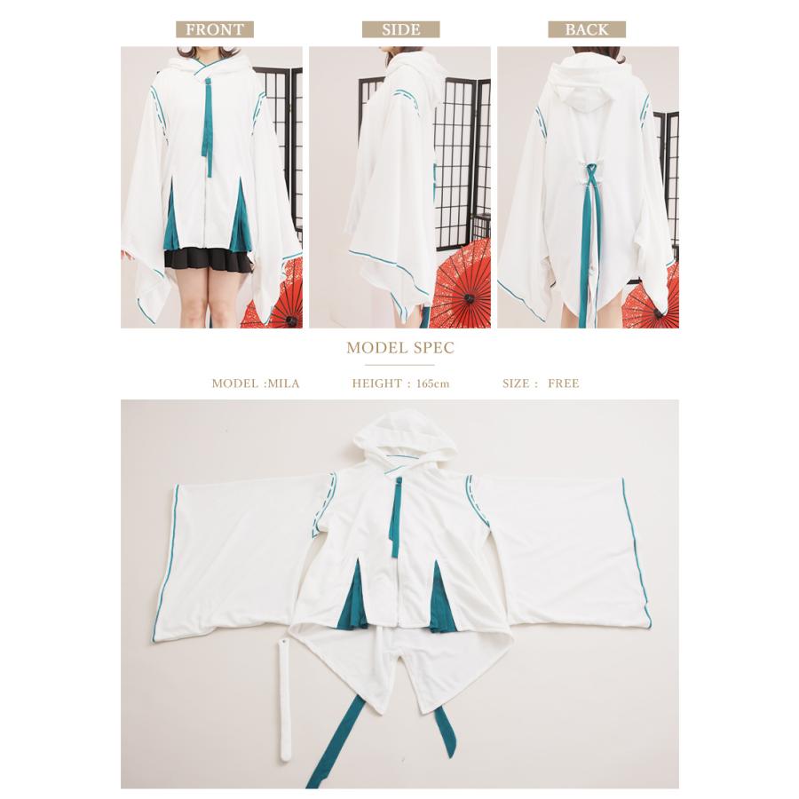 [最短即日出荷]迷子のしろねこさんコラボ　迷子の和風猫パーカー[2024年12月下旬予約開始] |  | 11