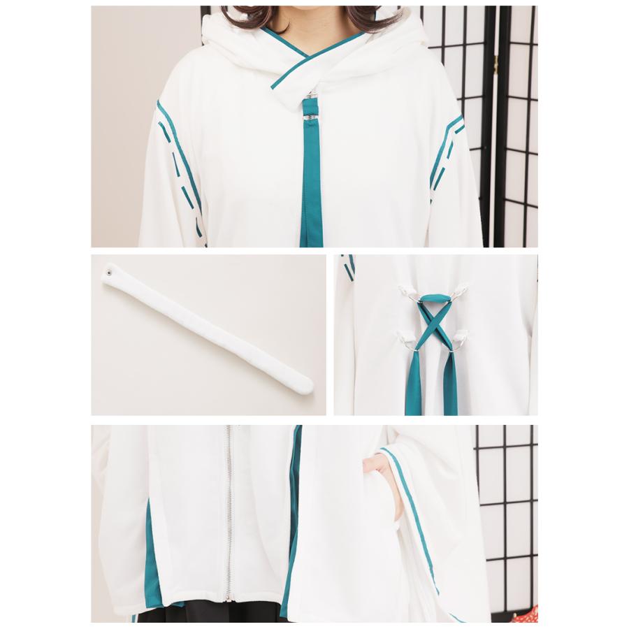 [最短即日出荷]迷子のしろねこさんコラボ　迷子の和風猫パーカー[2024年12月下旬予約開始] |  | 12