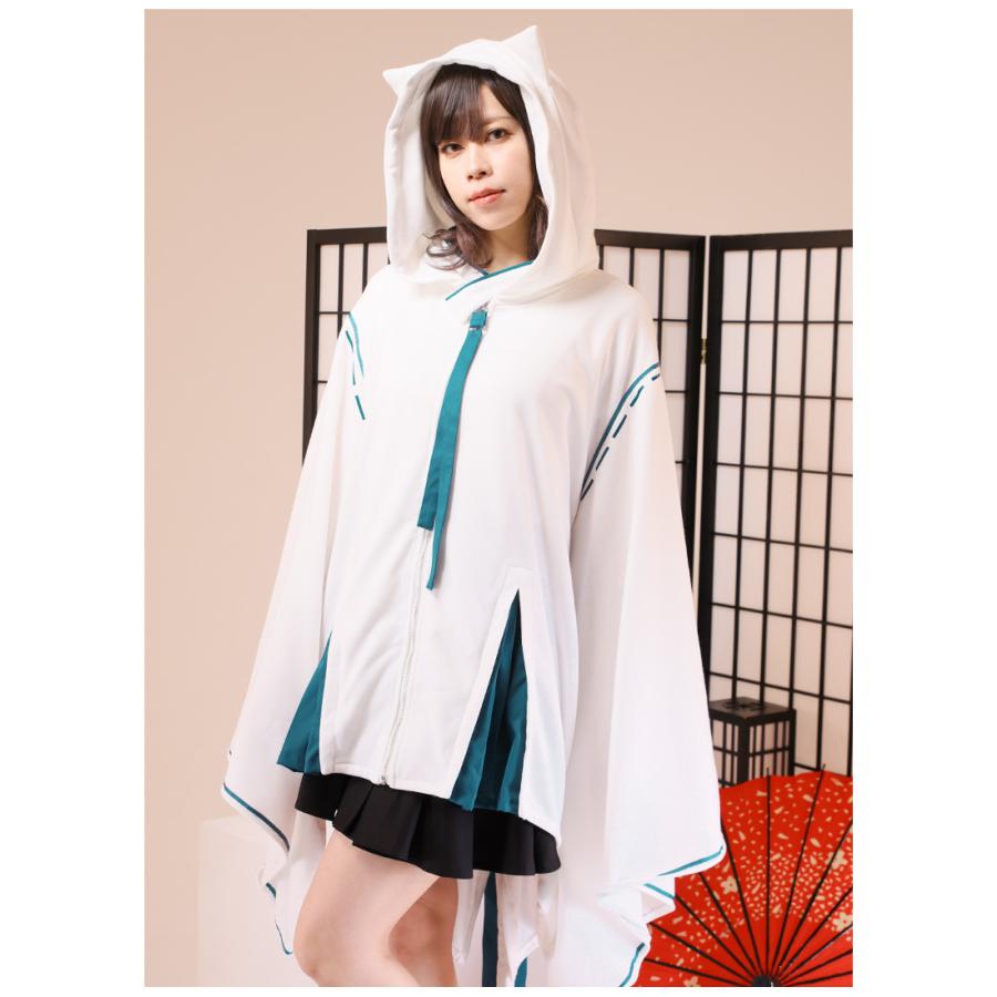 [最短即日出荷]迷子のしろねこさんコラボ　迷子の和風猫パーカー[2024年12月下旬予約開始] |  | 09