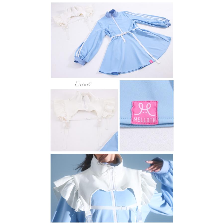 LLサイズ Favoriteフェイバリット MILOLIさん コラボ サブカル系 地雷系 量産型 原宿系 ロリータ 衣装 ワンピース セット エンジェル ハーネス |  | 04