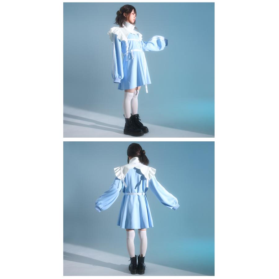 LLサイズ Favoriteフェイバリット MILOLIさん コラボ サブカル系 地雷系 量産型 原宿系 ロリータ 衣装 ワンピース セット エンジェル ハーネス |  | 05