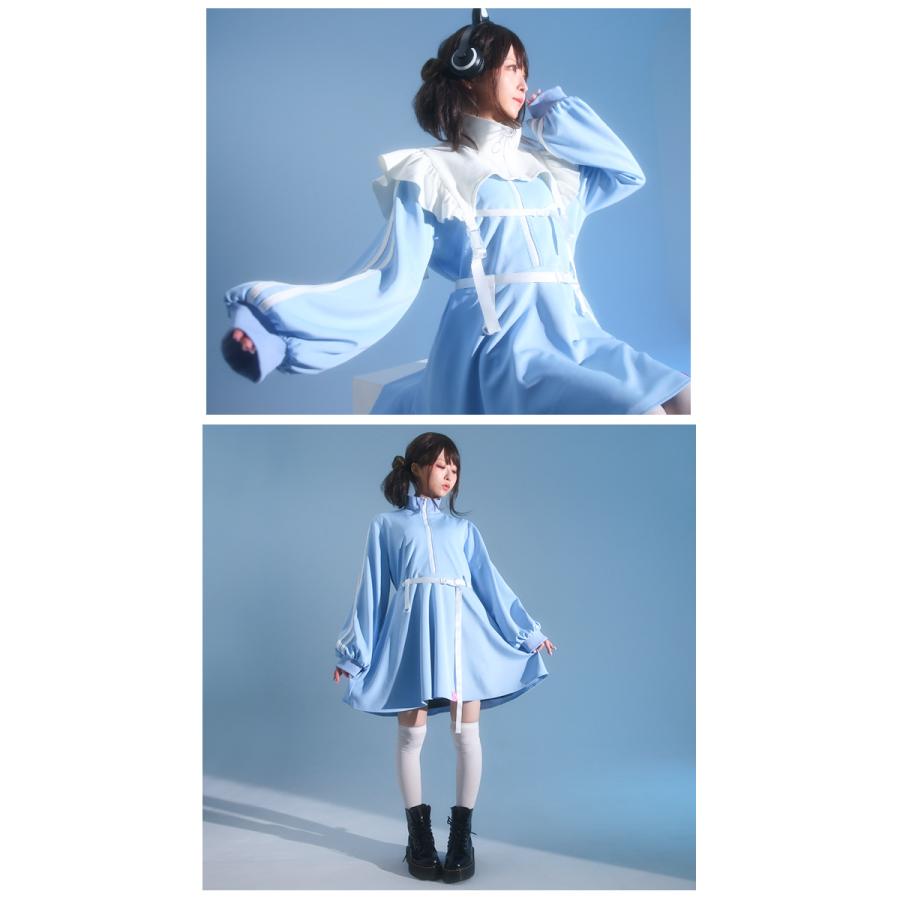 LLサイズ Favoriteフェイバリット MILOLIさん コラボ サブカル系 地雷系 量産型 原宿系 ロリータ 衣装 ワンピース セット エンジェル ハーネス |  | 07