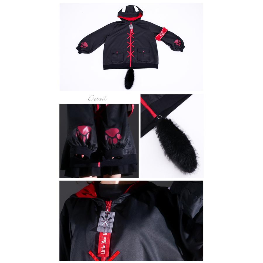 Favoriteオリジナルミトさんコラボ　赤ずきんちゃんのオオカミなりきりユニセックスマウンテンパーカー2022年3月上旬予約開始 | ブランド登録なし | 04