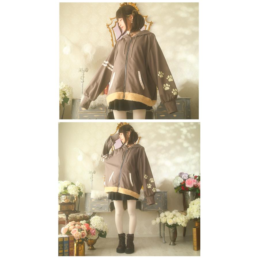 ＊Favoriteオリジナル＊mocoさんコラボ＊もふもふオオカミパーカー【2022年9月中旬新作】 |  | 03