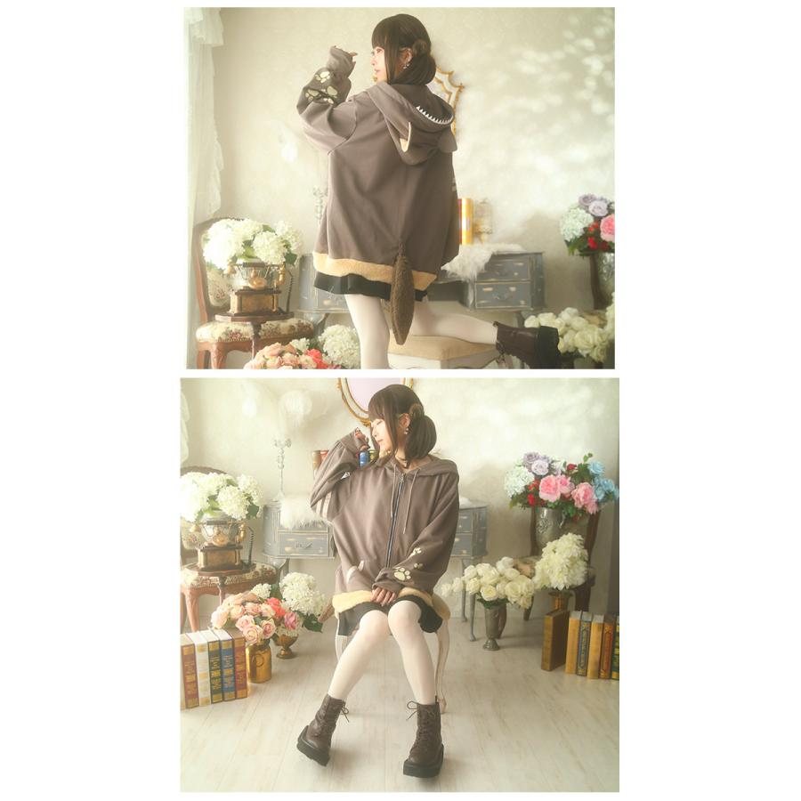 ＊Favoriteオリジナル＊mocoさんコラボ＊もふもふオオカミパーカー【2022年9月中旬新作】 |  | 08