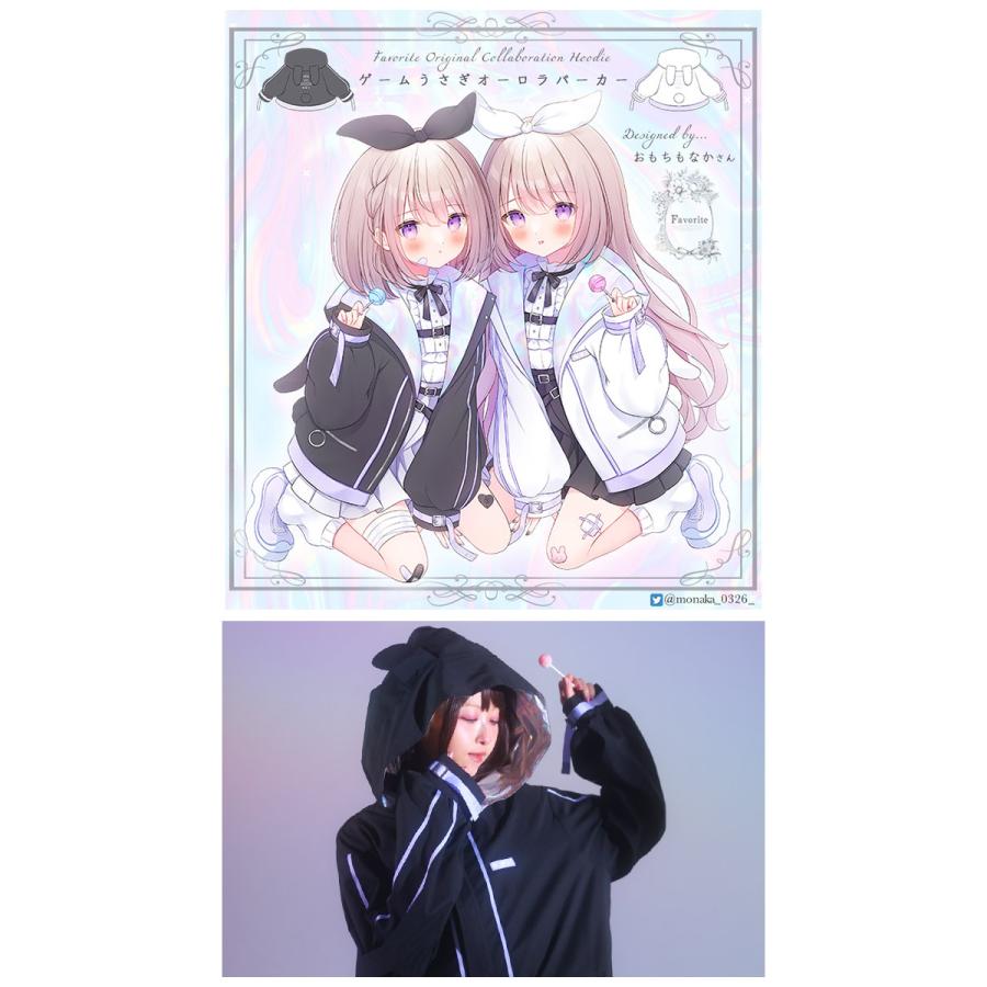 Favorite フェイバリット おもちもなかさん デザイン コラボ パーカー