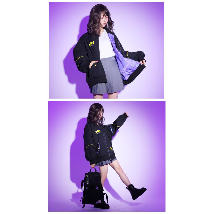 ユニセックス 男女兼用 チェック 月 Favorite フェイバリット 野上菜月さんコラボMA-1[23年7月上旬予約開始]_10
