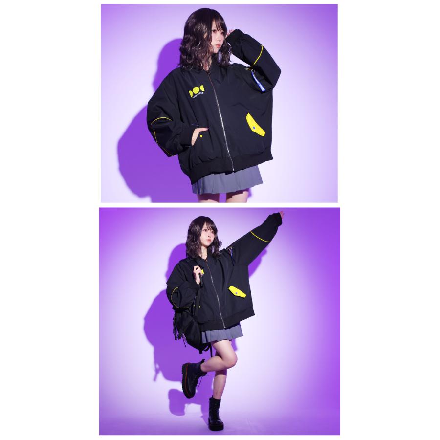 ユニセックス 男女兼用 チェック 月 Favorite フェイバリット 野上菜月さんコラボMA-1[23年7月上旬予約開始]_7