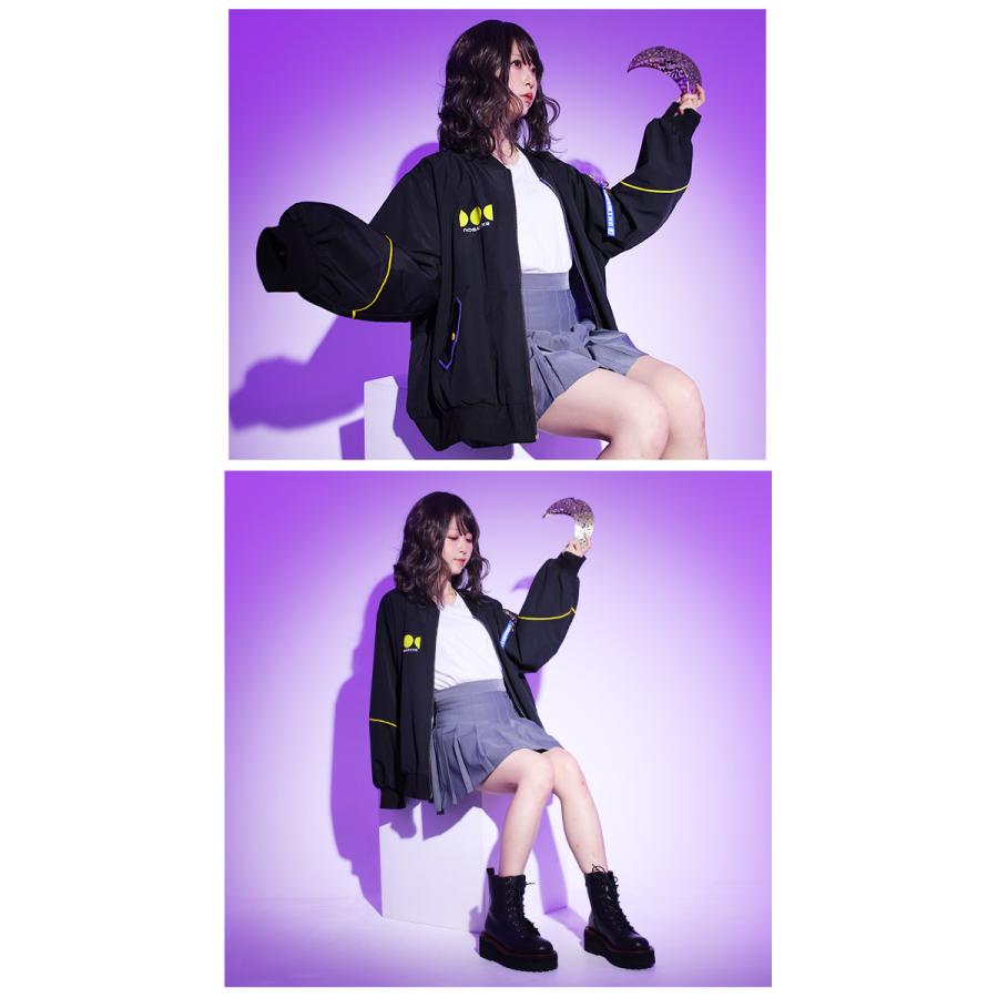 ユニセックス 男女兼用 チェック 月 Favorite フェイバリット 野上菜月さんコラボMA-1[23年7月上旬予約開始]_9