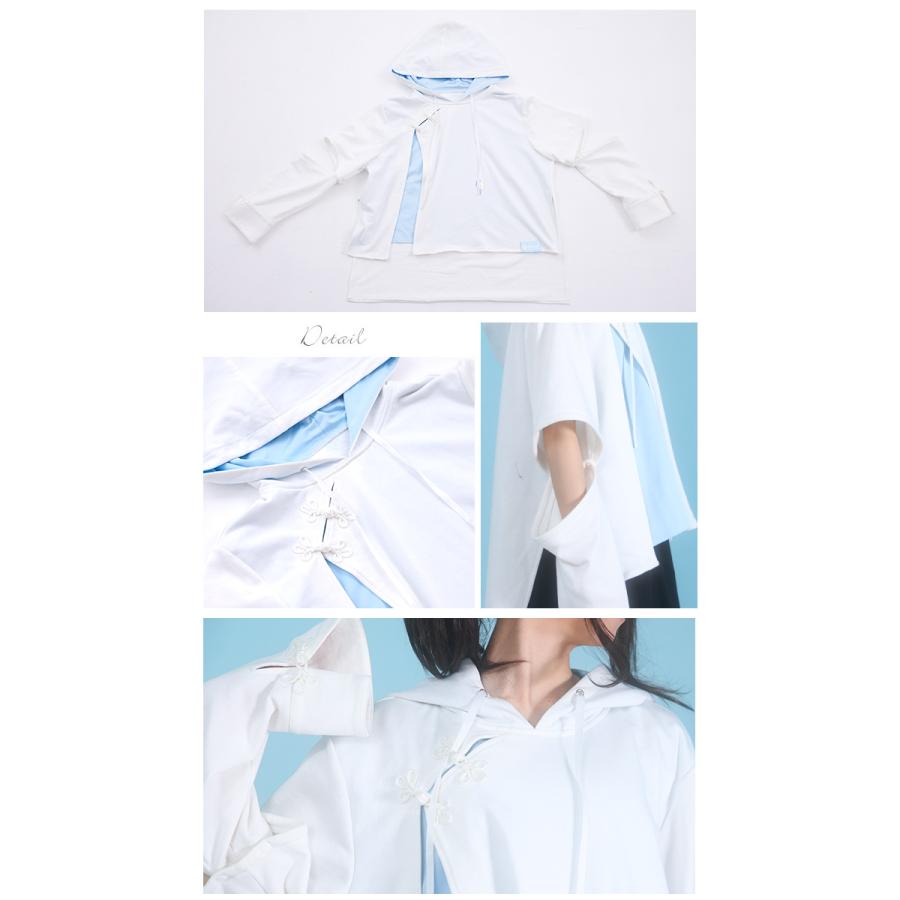 Favoriteオリジナルのぎさんコラボ　色を喰む２wayユニセックスチャイナパーカー2022年7月上旬予約開始 |  | 04