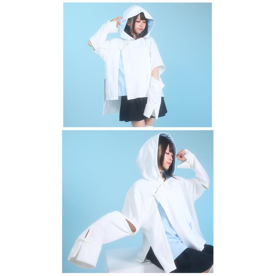 Favoriteオリジナルのぎさんコラボ　色を喰む２wayユニセックスチャイナパーカー2022年7月上旬予約開始 |  | 08